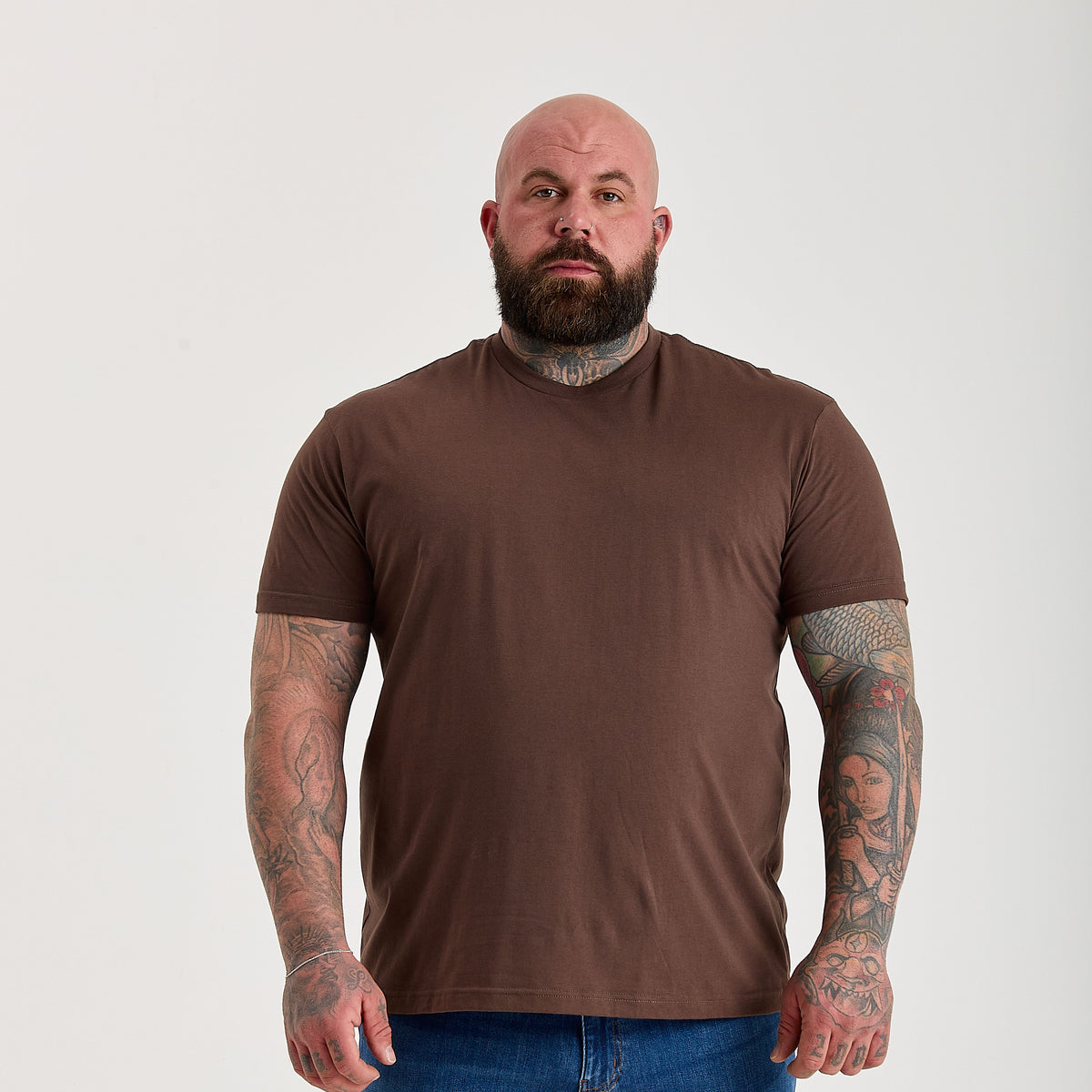 Chocolate Crew Neck T-Shirt