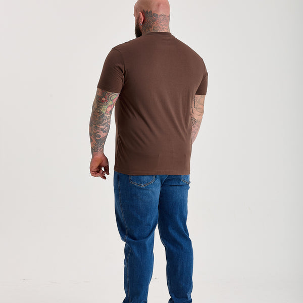 Chocolate Crew Neck T-Shirt