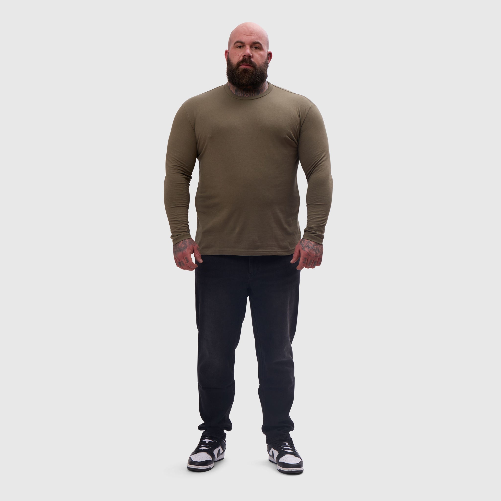 Load image into Gallery viewer, Tall Khaki Long Sleeve
