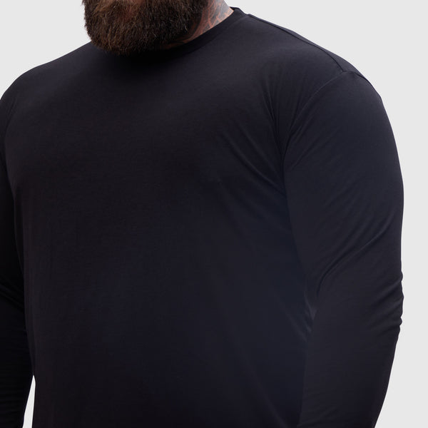 Tall Black Long Sleeve T-Shirt