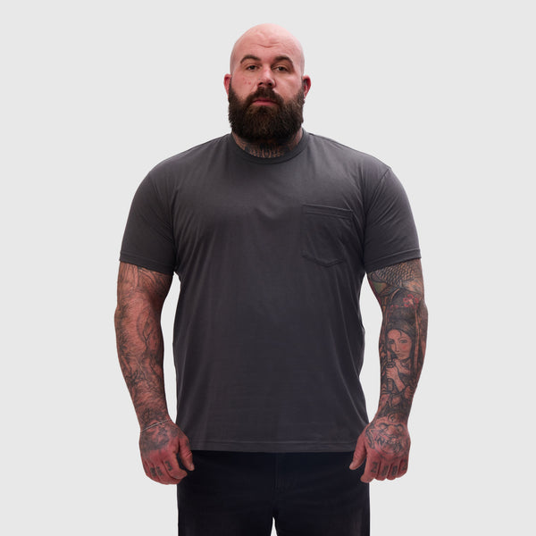 Carbon Pocket Crew Neck