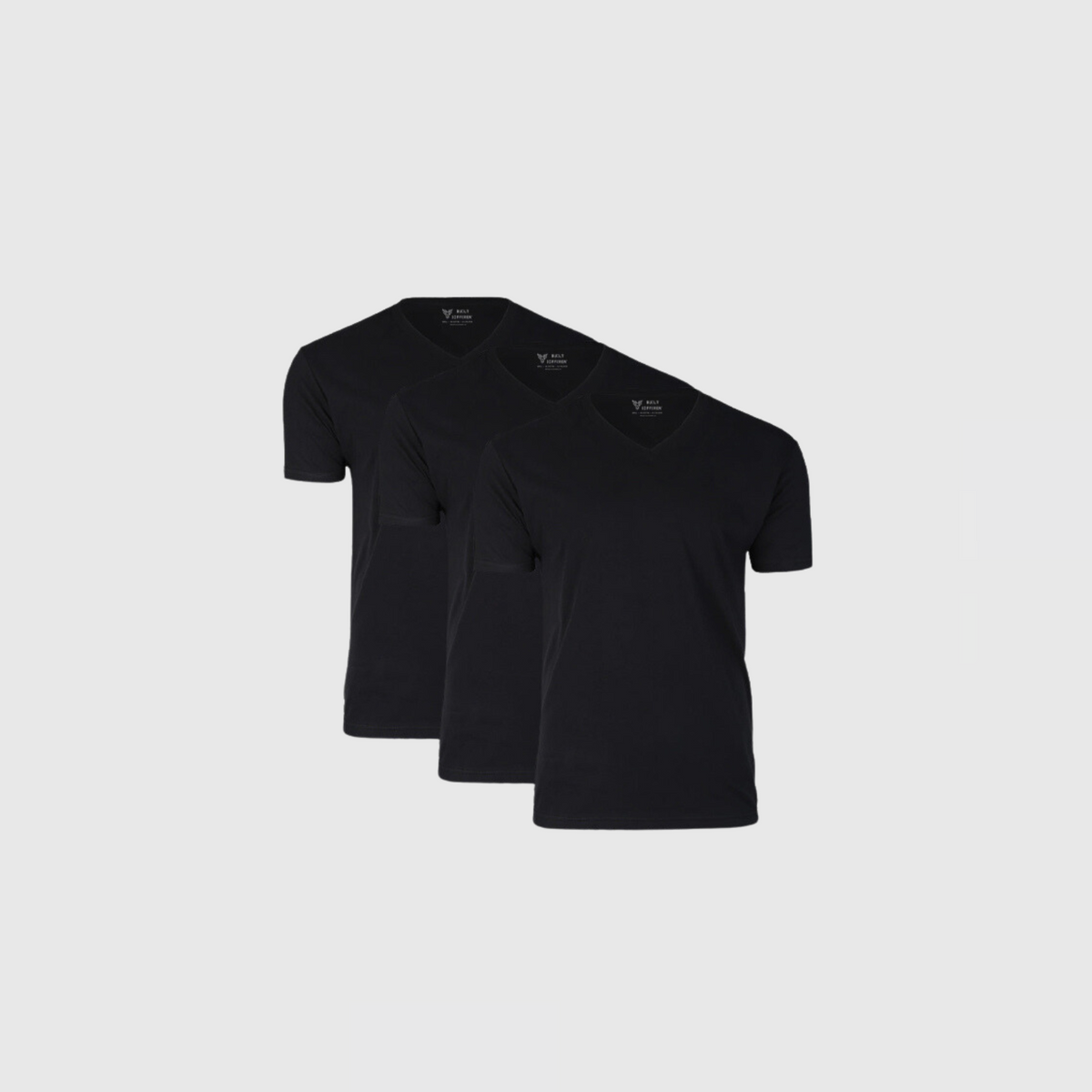 All Black V-Neck 3-Pack