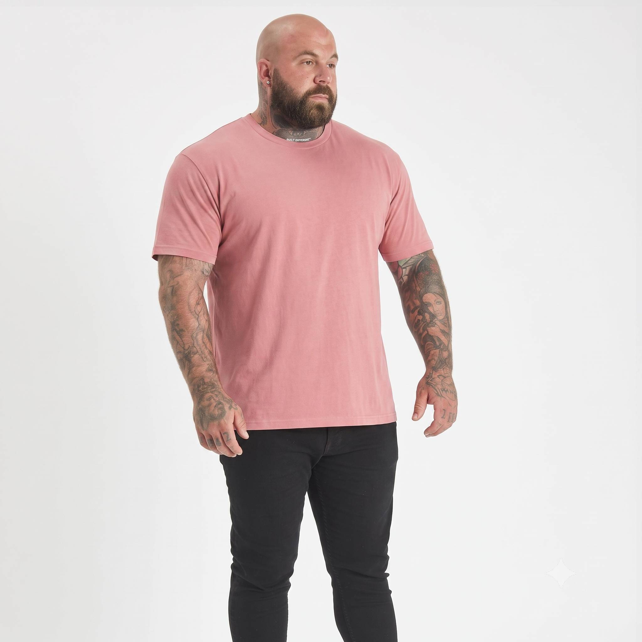 Load image into Gallery viewer, Tall Dusty Rose Crew Neck T-Shirt
