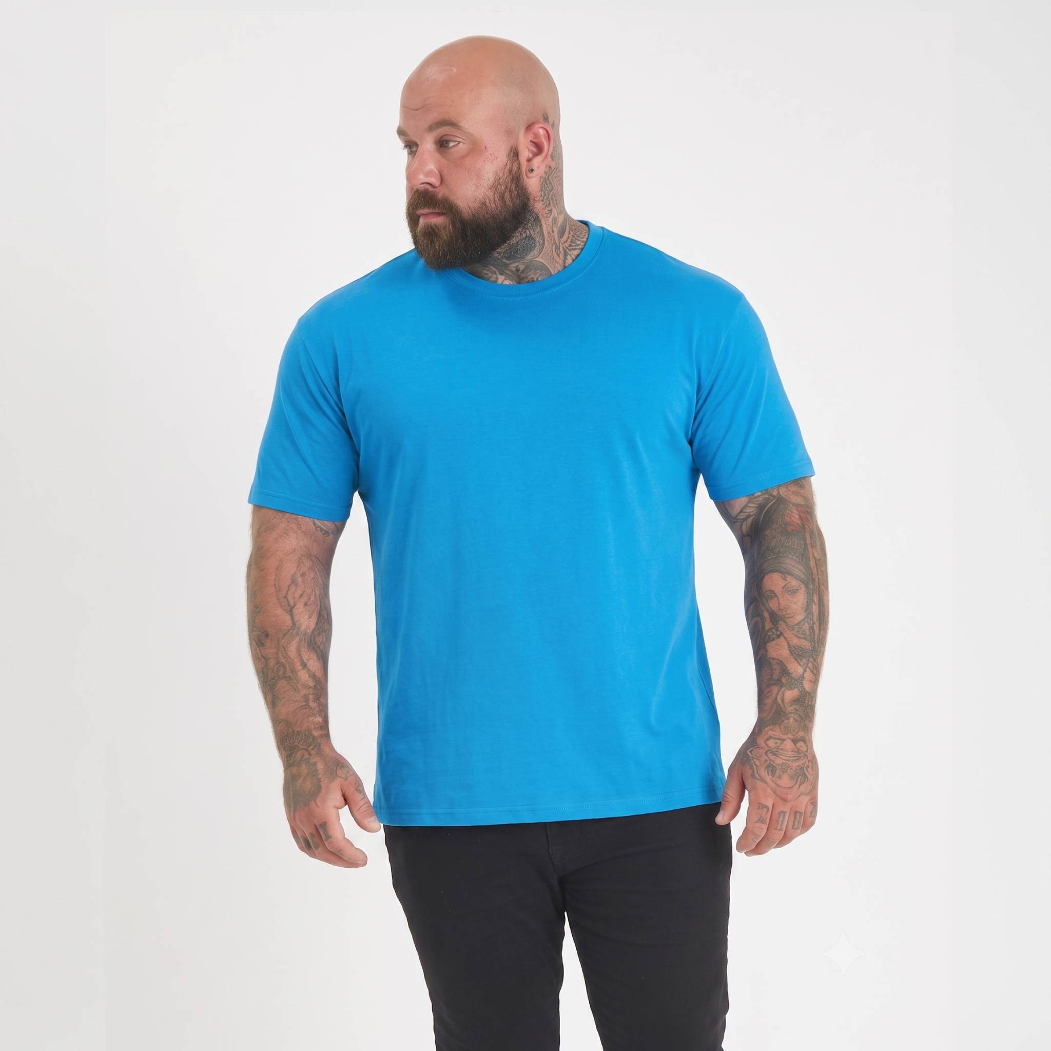 Load image into Gallery viewer, Tall Ibiza Blue Crew Neck

