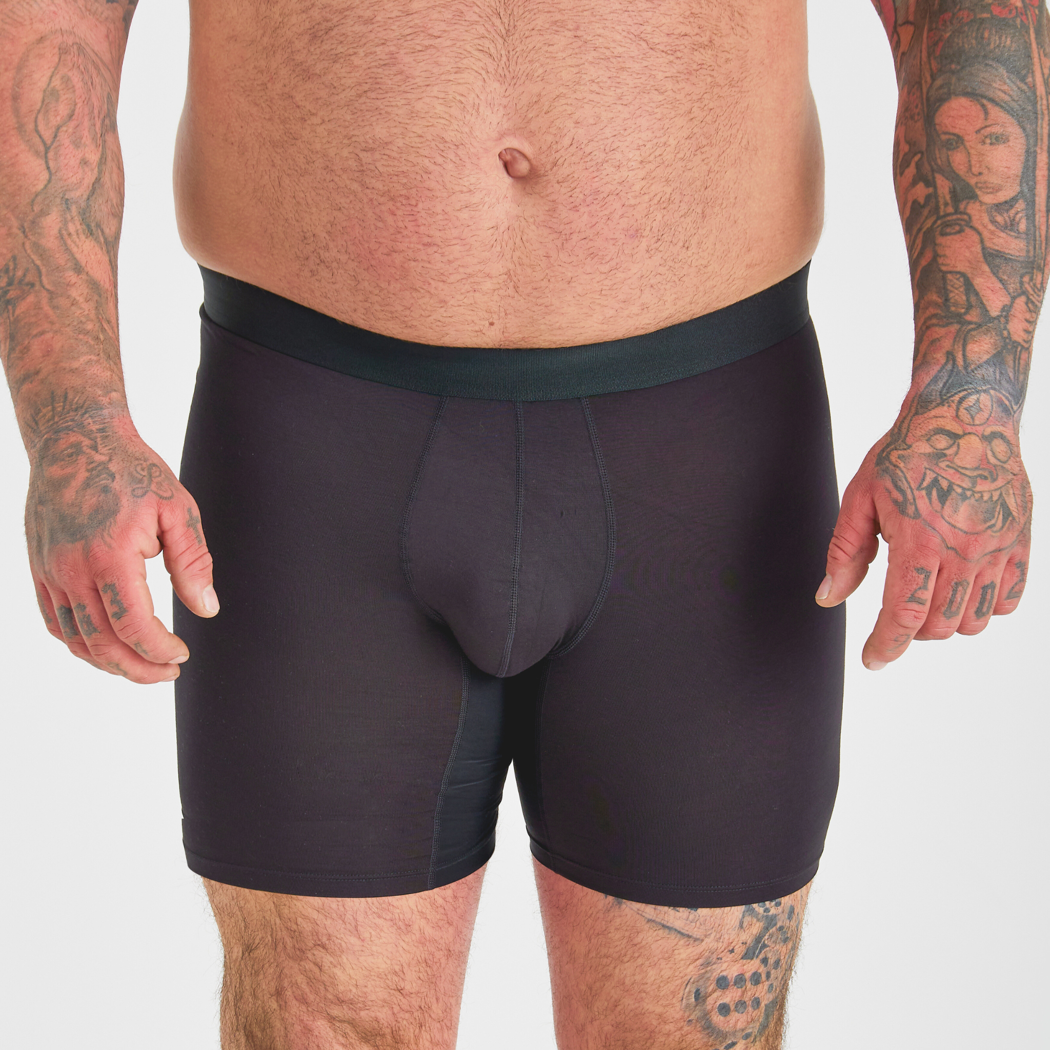 Load image into Gallery viewer, Black Boxer Briefs 3-Pack
