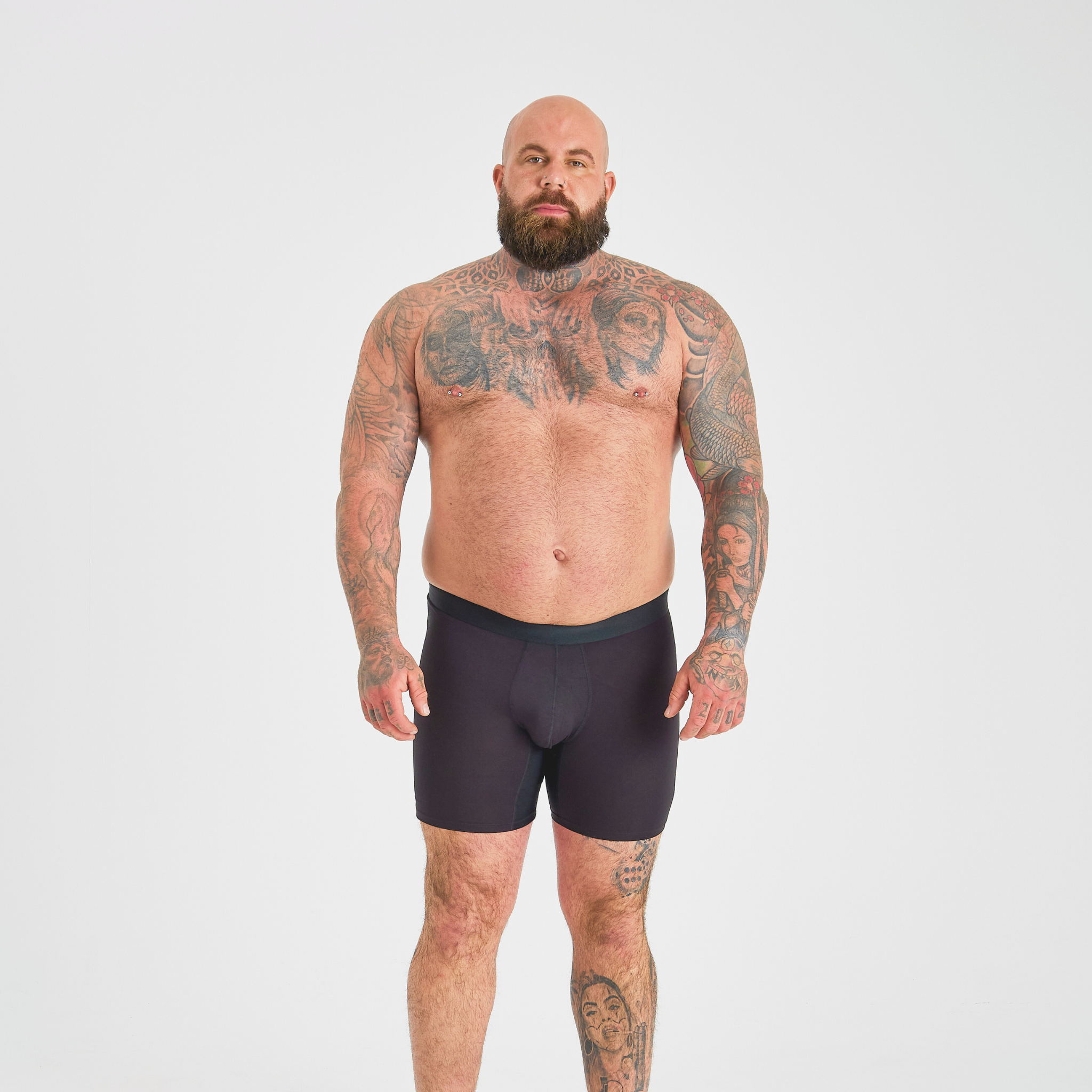 Load image into Gallery viewer, All Black Boxer Brief 3-Pack
